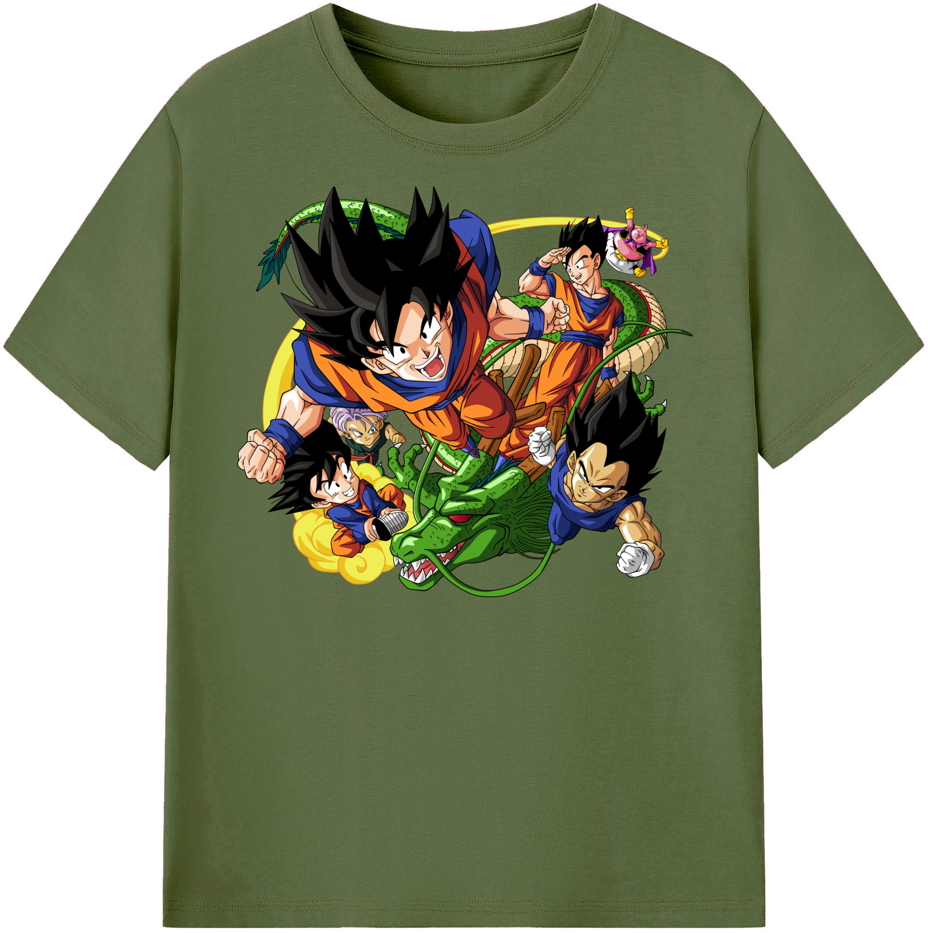 （画像用） ドラゴンボール DRAGON BALL 綿100％半袖Tシャツ（フロントプリント）